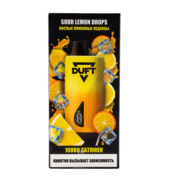 Электронка Duft Sour Lemon Drops (10000 Затяжек) в Красноярске