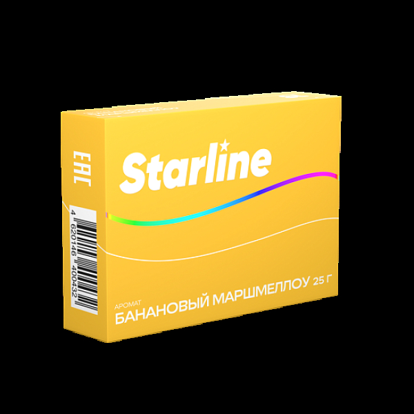 Табак Starline Банановый Маршмеллоу  25 грамм в Красноярске