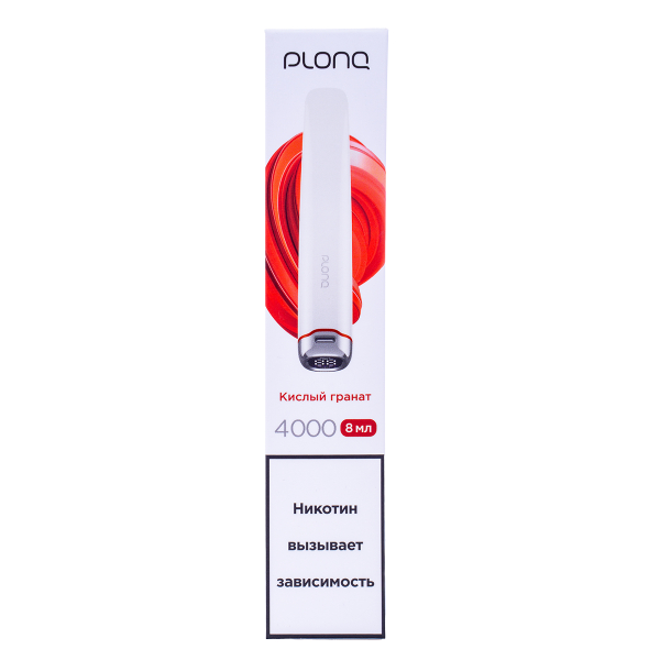 Электронка Plonq Plus Pro Кислый Гранат (4000 Затяжек) 20 Мг в Красноярске