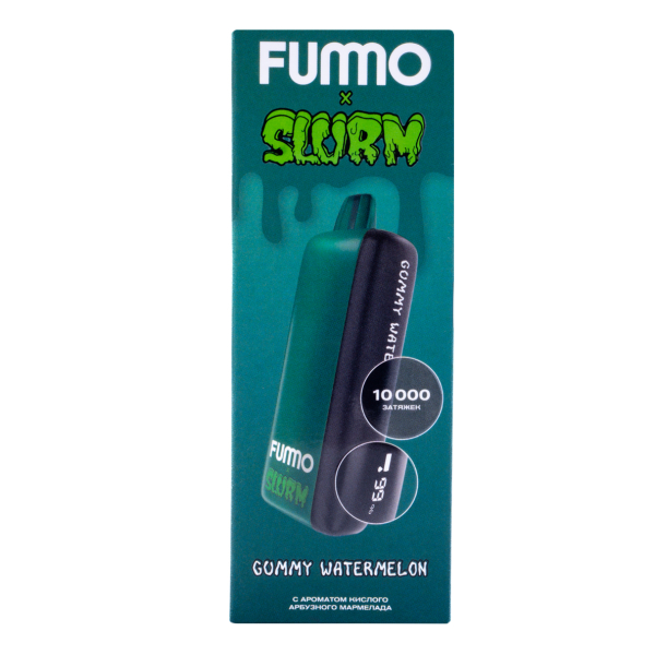 Электронка Fummo Indic Slurm Кислый Арбузный Мармелад (10 000 Затяжек) в Красноярске