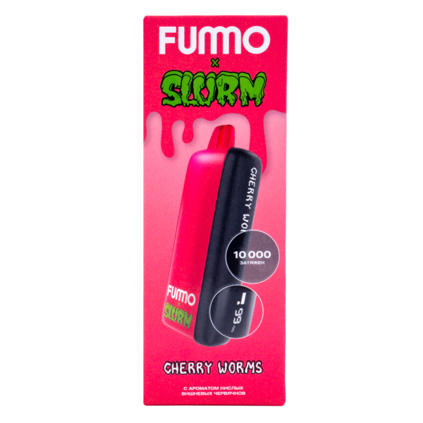 Электронка Fummo Indic Slurm Кислые Вишневые Червячки (10 000 Затяжек) в Красноярске