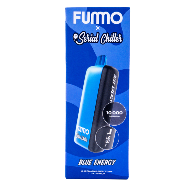 Электронка Fummo Indic Serial Chiller Энергетик С Голубикой (10 000 Затяжек) в Красноярске