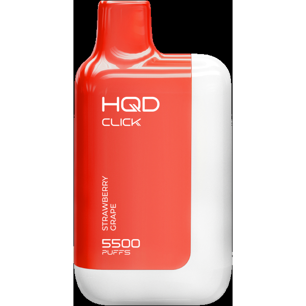POD-система Hqd Click Устройство + Картридж Клубника Виноград (5500 Затяжек) в Красноярске