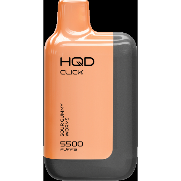 POD-система Hqd Click Устройство + Картридж Кислые Мармеладные Червячки (5500 Затяжек) в Красноярске