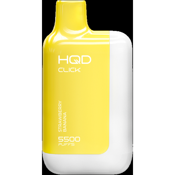 POD-система Hqd Click Устройство + Картридж Клубника Банан (5500 Затяжек) в Красноярске