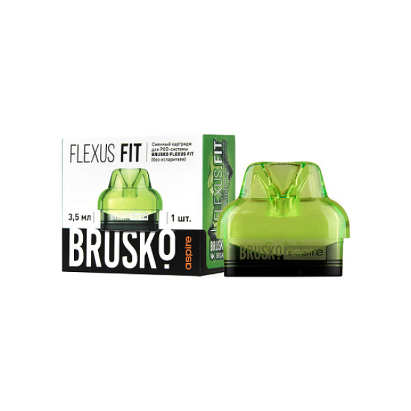 Сменный Картридж Brusko Flexus Fit (Зеленый) 3,5 Мл, Упак. 1 Шт в Красноярске