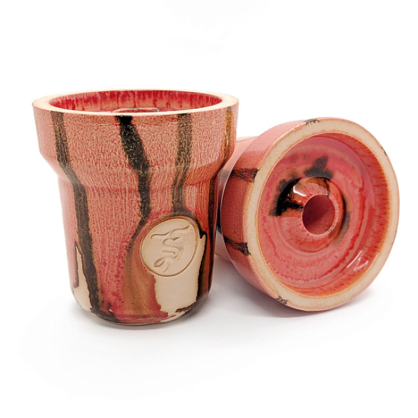 Чаша St Bowls Phunnel Glaze Красная С Полосками в Красноярске