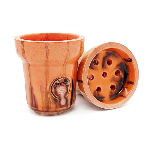 Чаша St Bowls Phunnel Glaze Оранжевая С Полосками в Красноярске