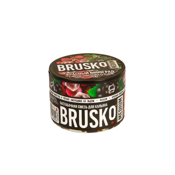 Смесь Brusko Medium Красный Виноград И Чёрная Смородина Со Льдом  50 гр в Красноярске