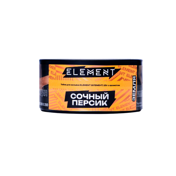 Табак Element Земля Rich Peach 25 грамм в Красноярске