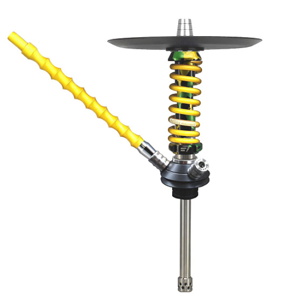 Кальян Mamay Customs Coilovers Micro Зелено Золотой Сплеш  в Красноярске