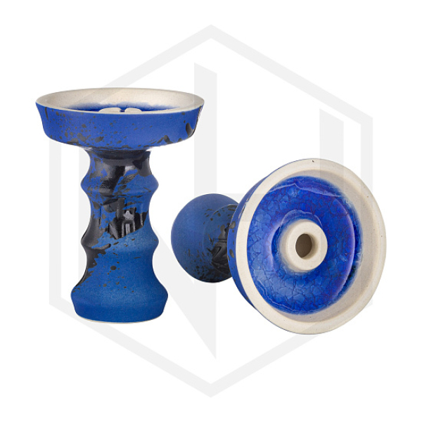 Чаша Nejn Lotus Matt Blue Голубая для кальяна в Красноярске