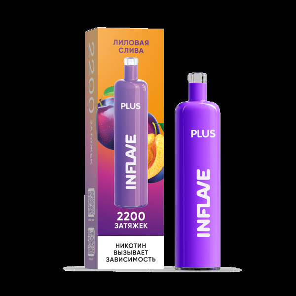 ЭСДН Inflave Plus Лиловая Слива 2200 затяжек в Красноярске