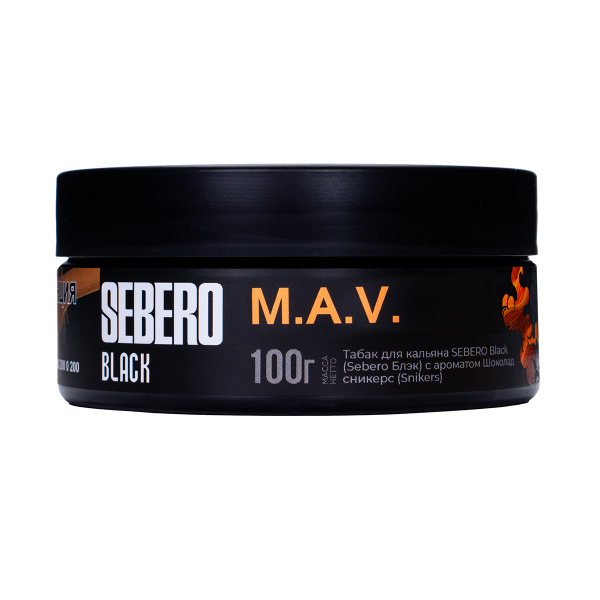 Табак Sebero Black M.a.v. 100 грамм в Красноярске