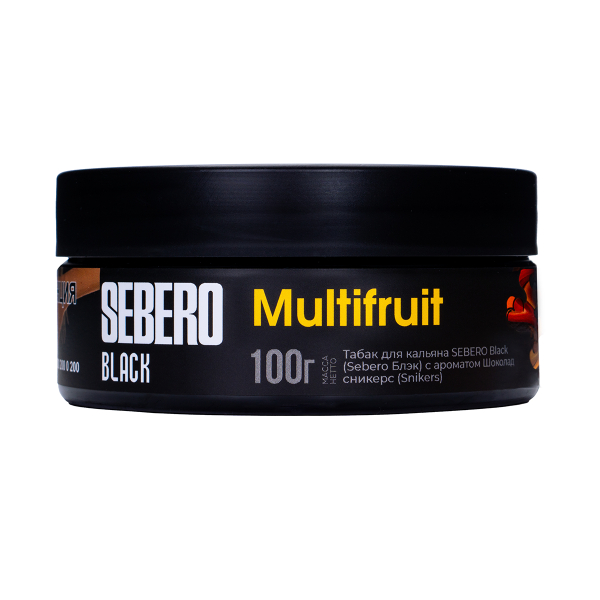 Табак Sebero Black Multifruit 100 грамм в Красноярске