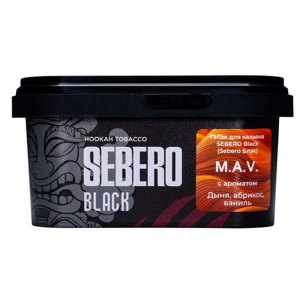 Табак Sebero Black M.a.v. 200 грамм в Красноярске
