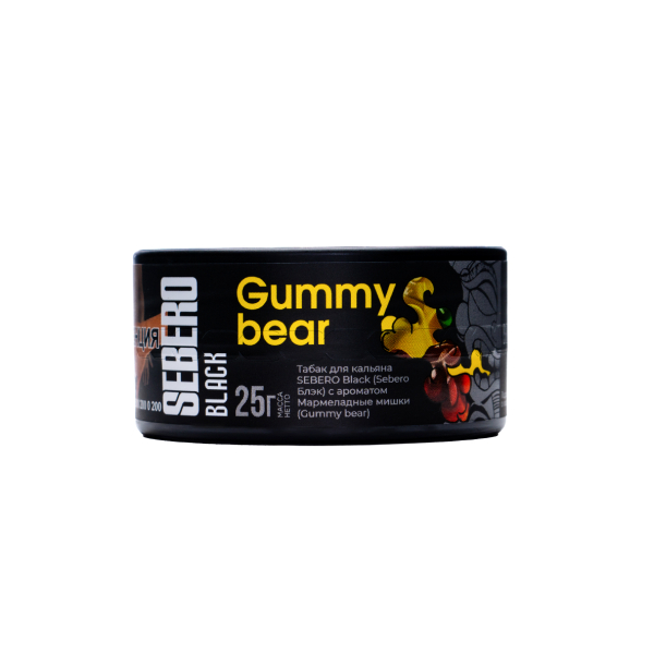 Табак Sebero Black Gummy Bear 25 грамм в Красноярске