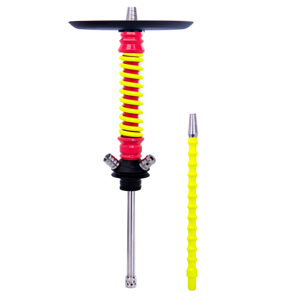 Кальян Mamay Customs Coilovers Mini Розово Жёлтый Флюр в Красноярске