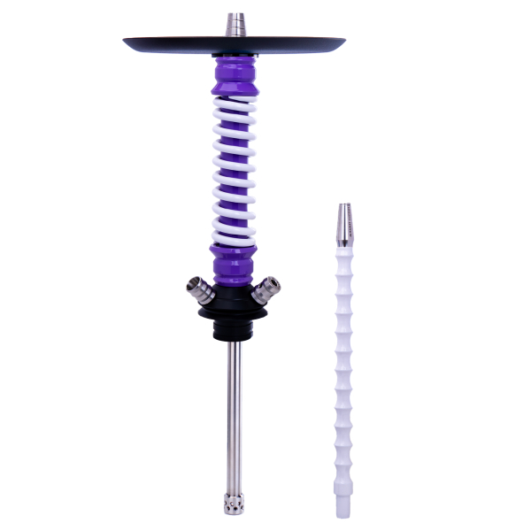 Кальян Mamay Customs Coilovers Mini Сиренево Белый в Красноярске