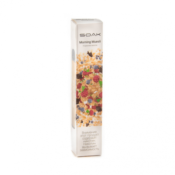 Электронная сигарета Soak X Morning Muesli 2200 в Красноярске