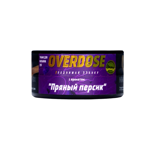 Табак Overdose Kashmir Peach 25 грамм в Красноярске