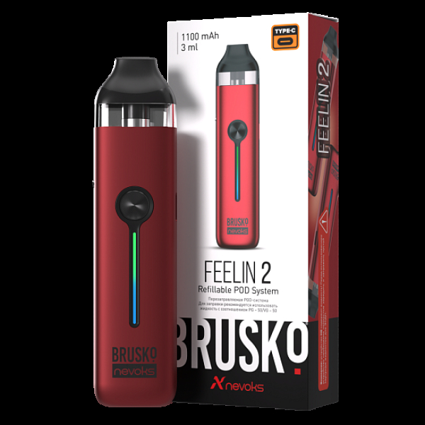 POD-система Brusko Feelin 2 Малиновый в Красноярске
