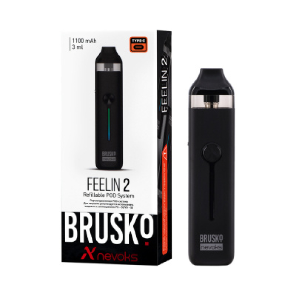 POD-система Brusko Feelin 2 Черный в Красноярске