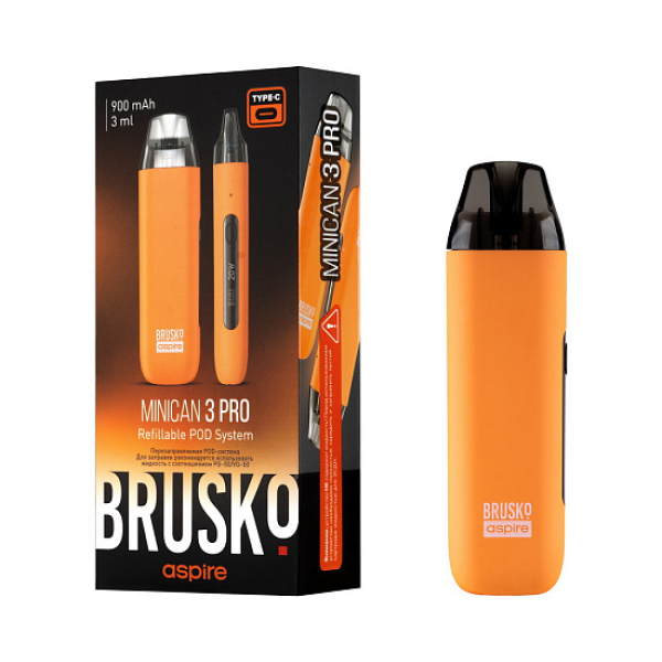 POD-система Brusko Minican 3 Pro оранжевый в Красноярске
