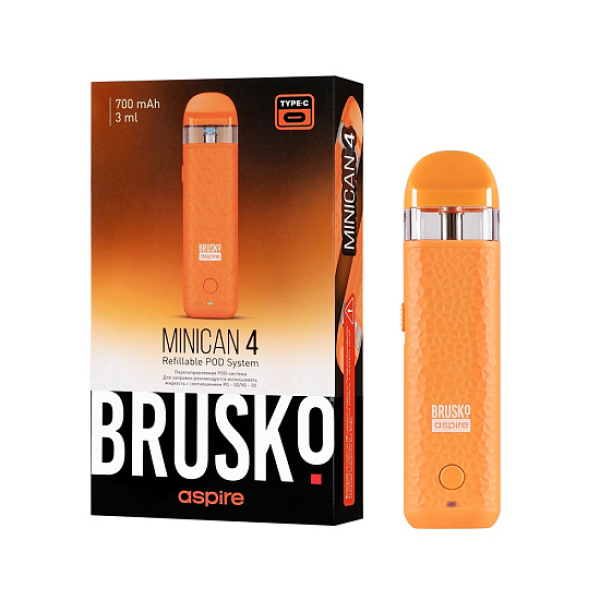 POD-система Brusko Minican 4 Оранжевый в Красноярске