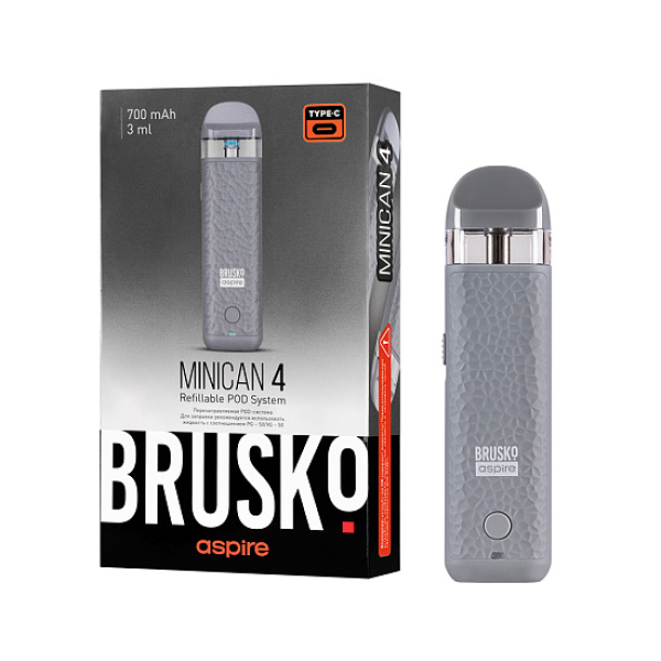 POD-система Brusko Minican 4 Серый в Красноярске
