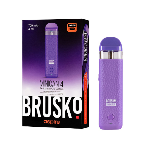 POD-система Brusko Minican 4 Фиолетовый в Красноярске