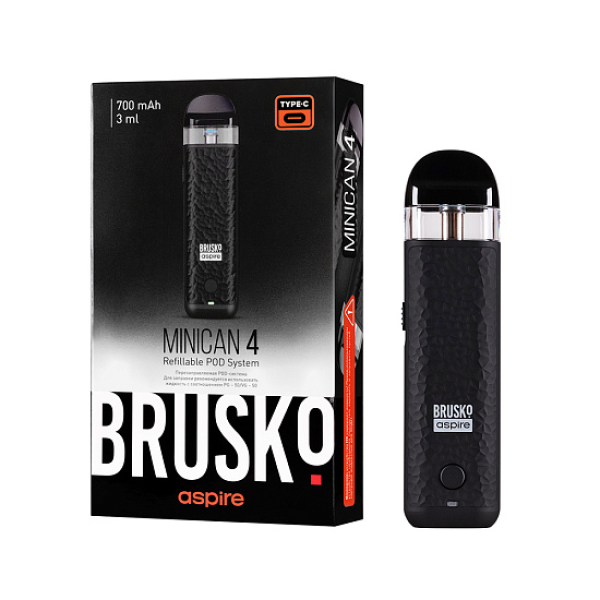 POD-система Brusko Minican 4 Черный в Красноярске
