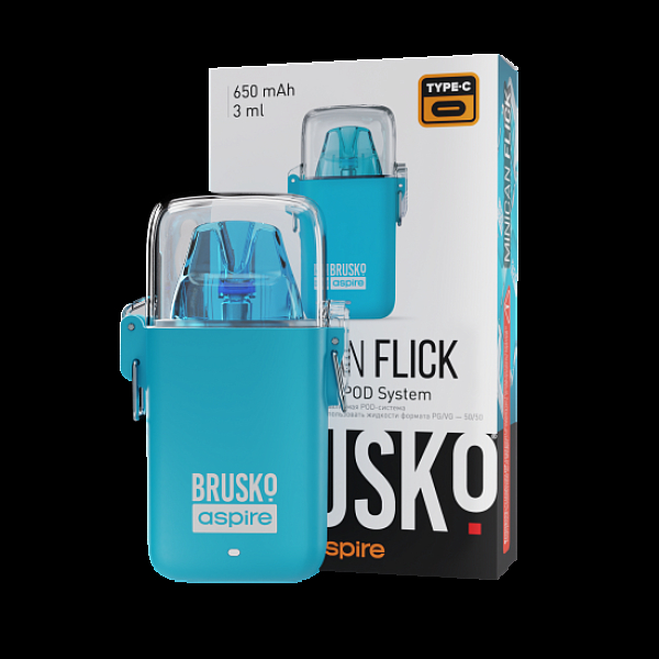 POD-система Brusko Minican Flick Голубой в Красноярске