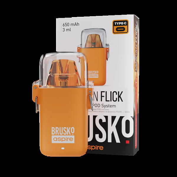 POD-система Brusko Minican Flick Оранжевый в Красноярске