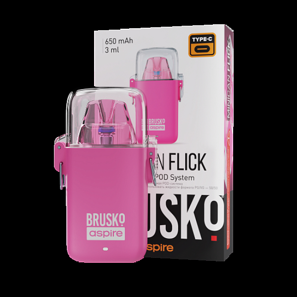POD-система Brusko Minican Flick Розовый в Красноярске