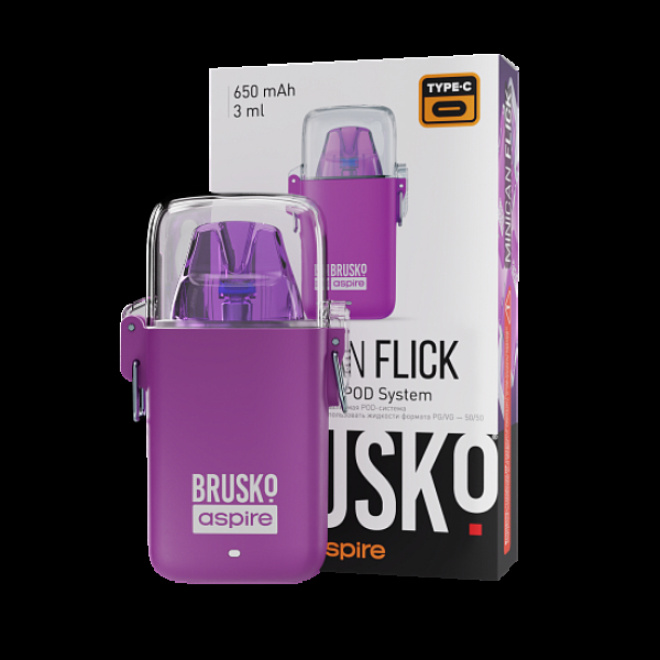 POD-система Brusko Minican Flick Фиолетовый в Красноярске