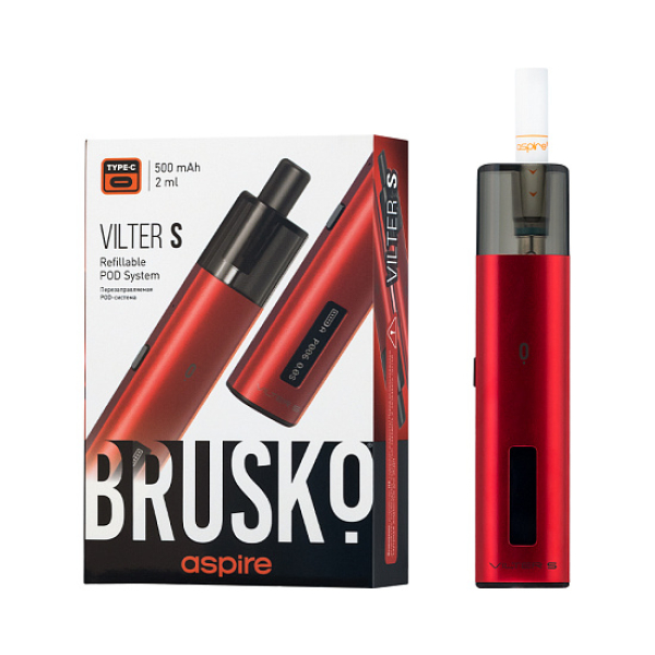 POD-система Brusko Vilter S Красный в Красноярске