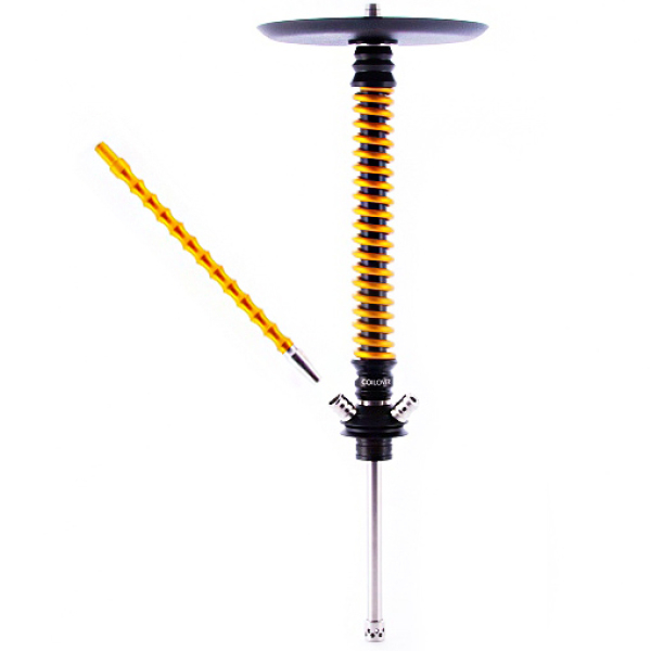 Кальян Mamay Customs V3  Coilovers Черный Gold Anod в Красноярске