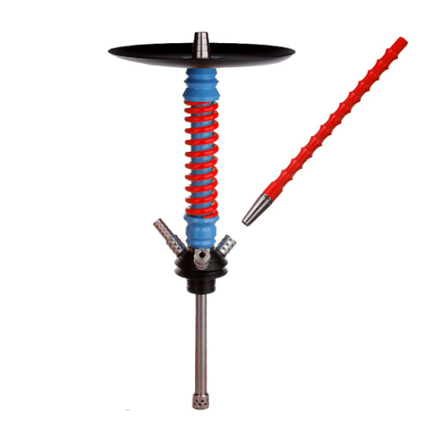 Кальян Mamay Customs V3  Coilovers Mini Голубой Красный в Красноярске