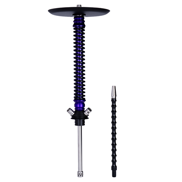 Кальян Mamay Customs Coilovers Фиолетовый Лак Черный в Красноярске