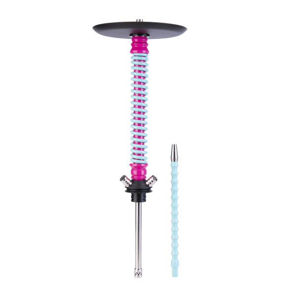 Кальян Mamay Customs Coilovers Фуксия Мята   Грав. Черепа в Красноярске
