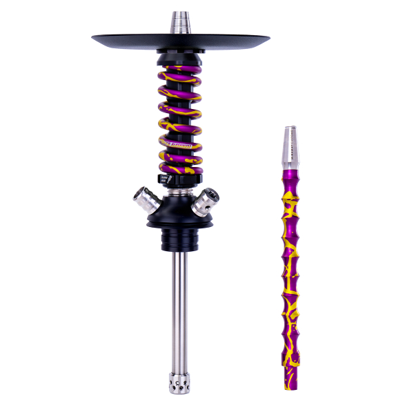 Кальян Mamay Customs Coilover Micro Пурпурно Золотой Сплеш в Красноярске