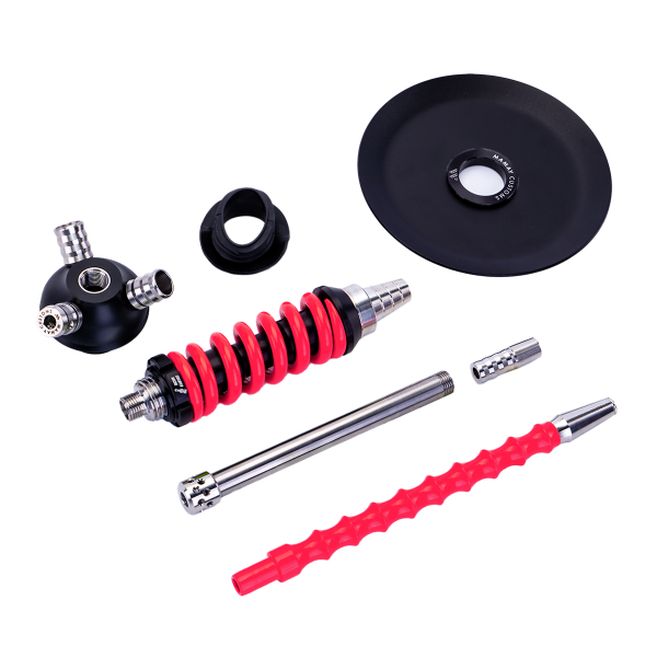 Кальян Mamay Customs Coilover Micro Чёрно Розовый в Красноярске