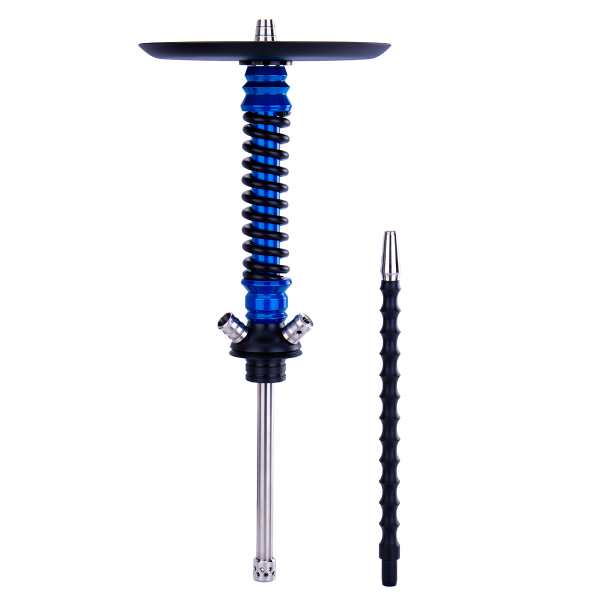 Кальян Mamay Customs Coilovers Mini Голубой Лак Черный в Красноярске