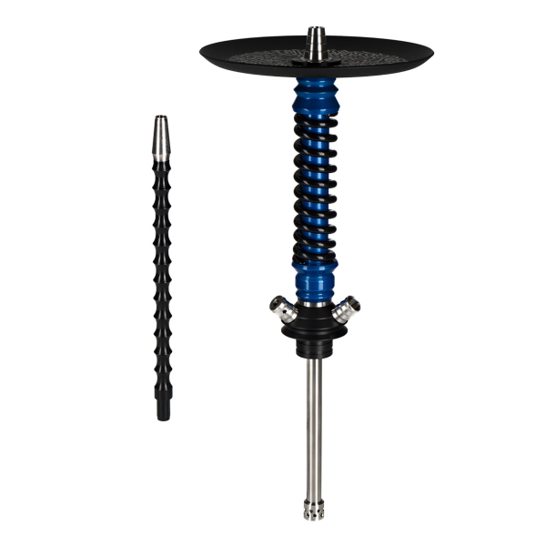 Кальян Mamay Customs Coilovers Mini Голубой Лак Черный Грав. Калиграфия в Красноярске