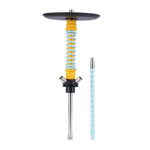 Кальян Mamay Customs Coilovers Mini Жёлто Мятный Грав. Котофаки в Красноярске
