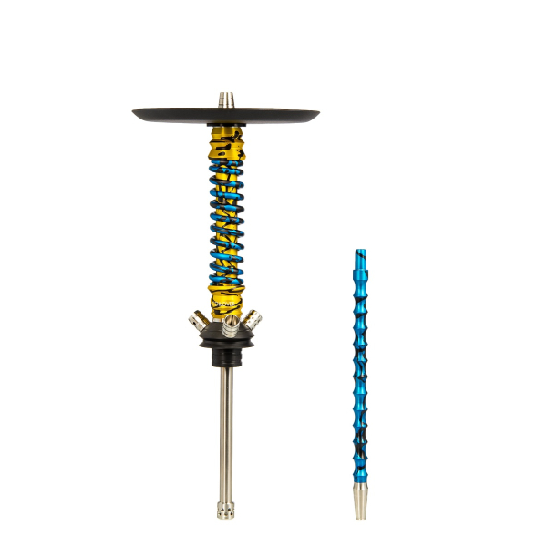 Кальян Mamay Customs Coilovers Mini Золотой Сплеш Голубой Сплеш в Красноярске