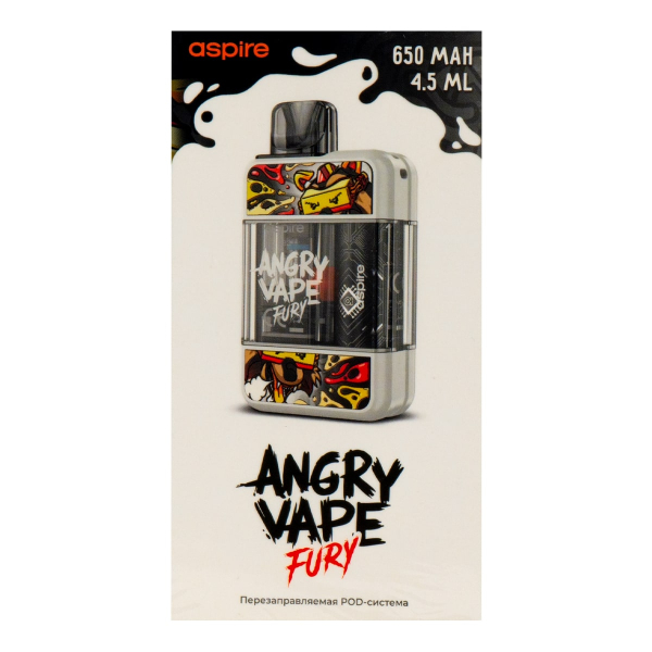 POD-система Brusko Angry Vape Fury 650 Mah Белый в Красноярске