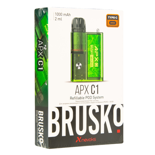 POD-система Brusko Apx C1 Зелёный Папоротник в Красноярске