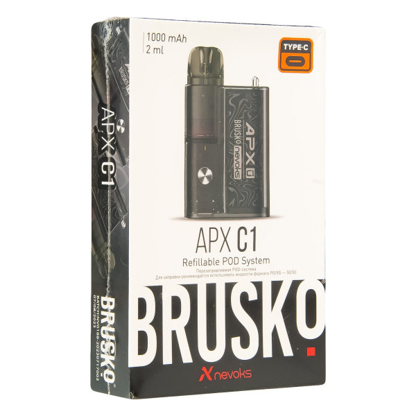 POD-система Brusko Apx C1 Чёрный Шёлк в Красноярске